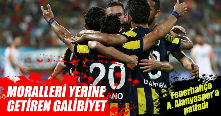 Fenerbahçe  Aytemiz Alanyaspor’u farklı yendi