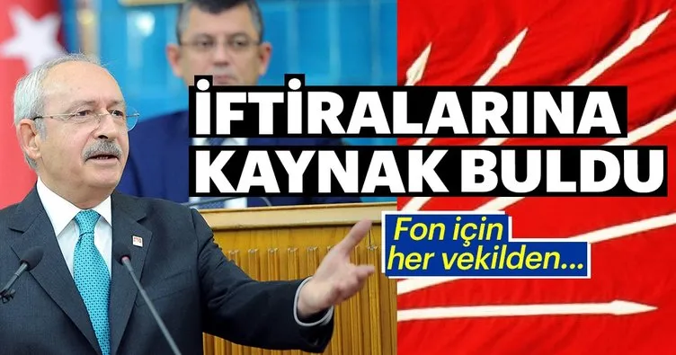 İftıralarına kaynak buldu