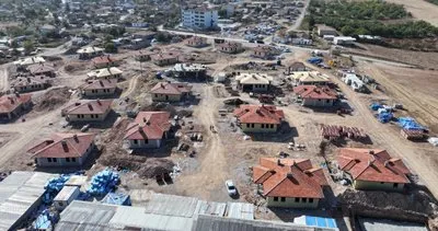 Malatya’da 14 kırsal mahallede yapımı süren 135 konutun kaba inşaatı tamamlandı