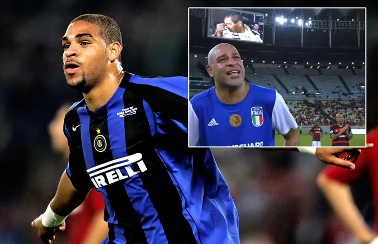 Adriano veda maçında babasının görüntülerini görünce gözyaşlarını tutamadı! Sokaklarda yaşayan bir efsanenin hikayesi...