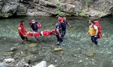 Yer Balıkesir: Kanyona düşüp bacağını kırdı!