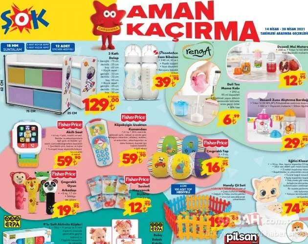 ŞOK 14-20 Nisan 2021 aktüel ürünler kataloğu yayınlandı! Haftanın ŞOK aktüel ürünler kataloğu indirimleri ile büyük fırsatları kaçırma!