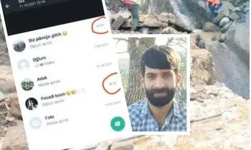 Selde kaybolan gencin WhatsApp hesabında sürpriz hareket