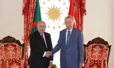 Başkan Erdoğan, Cezayir Cumhurbaşkanı Abdülmecid Tebbun’la görüştü