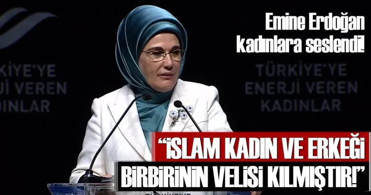 Emine Erdoğan: Kadın ve erkek bir bütünün iki yarısıdır