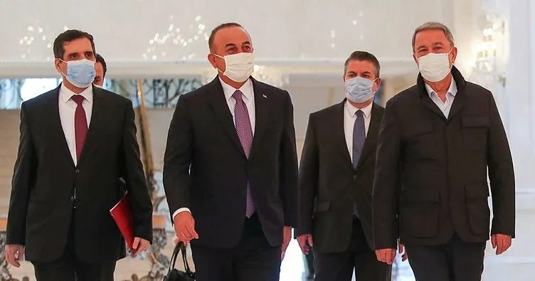 Azerbaycan Cumhurbaşkanı Aliyev, Mevlüt Çavuşoğlu ve Hulusi Akar’ı kabul etti