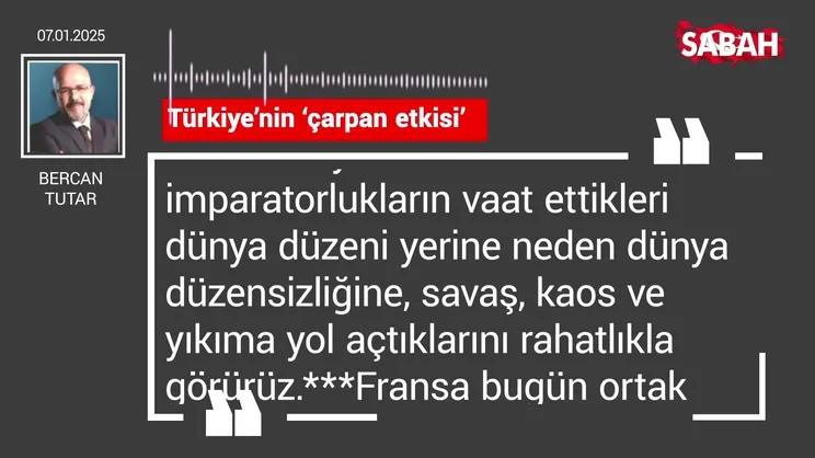 Bercan Tutar | Türkiye'nin 'çarpan' etkisi