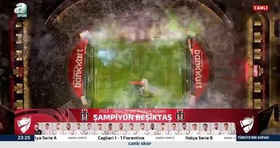 Türkiye Kupası Beşiktaş’ın! İşte kupa töreninde yaşananlar | Video