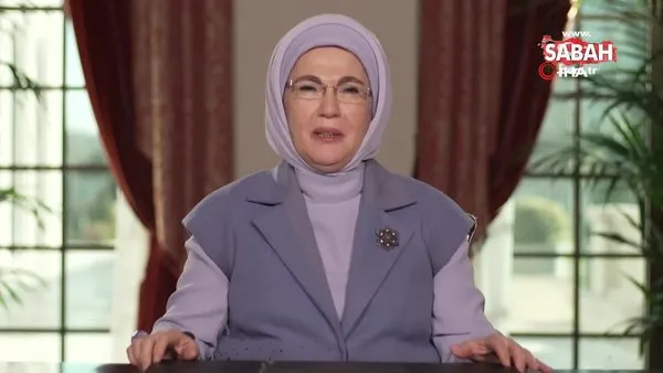 Başkan Erdoğan'ın eşi Emine Erdoğan, 12. Boğaziçi Zirvesi'ne video mesaj gönderdi | Video