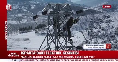 Isparta elektrik kesintisi hakkında Belediye Başkanı’ndan açıklama | Video