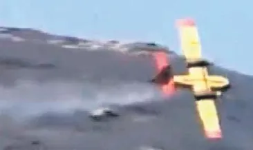 Yunan uçağı düştü