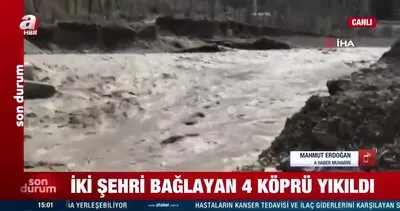 Son Dakika: Kastamonu ve Sinop’u bağlayan 4 köprü yıkıldı | Video