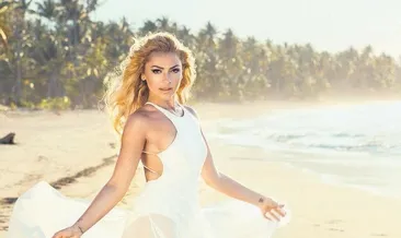 Hadise’nın plajına dozer girdi