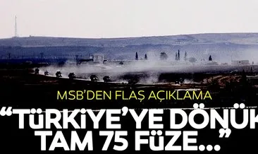MSB’den flaş açıklama: Türk-Rus devriyesi İHA refakatinde yapıldı, Türkiye’ye dönük 75 roket tespit edildi