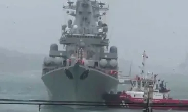 İstanbul Boğazı yine tehlike atlattı! Rus savaş gemisi...