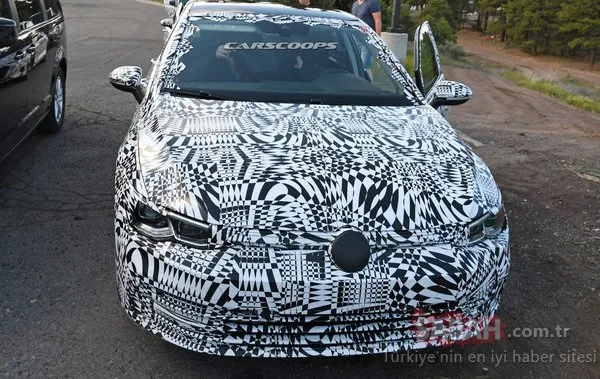 2020 Volkswagen Golf işte böyle görünüyor! Yeni Golf'ün iç kısmına ait casus fotoğraflar yayınlandı