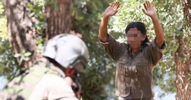PKK’lı kadın terörist ikna edilerek teslim oldu