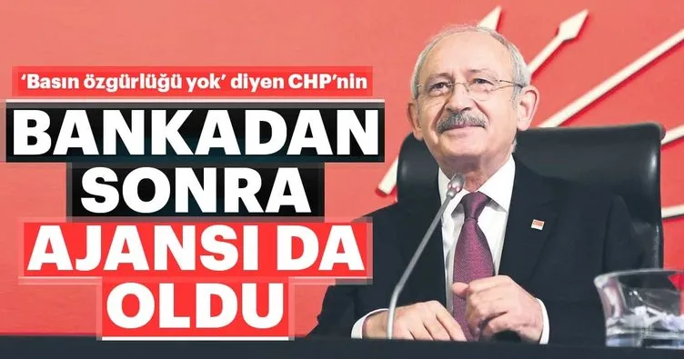 ‘Basın özgürlüğü yok’ diyen CHP, ajans satın aldı