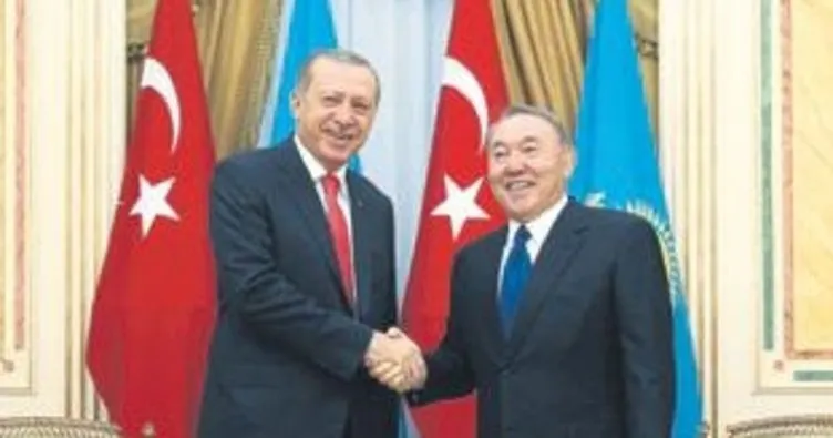 Nazarbayev’le görüşecek