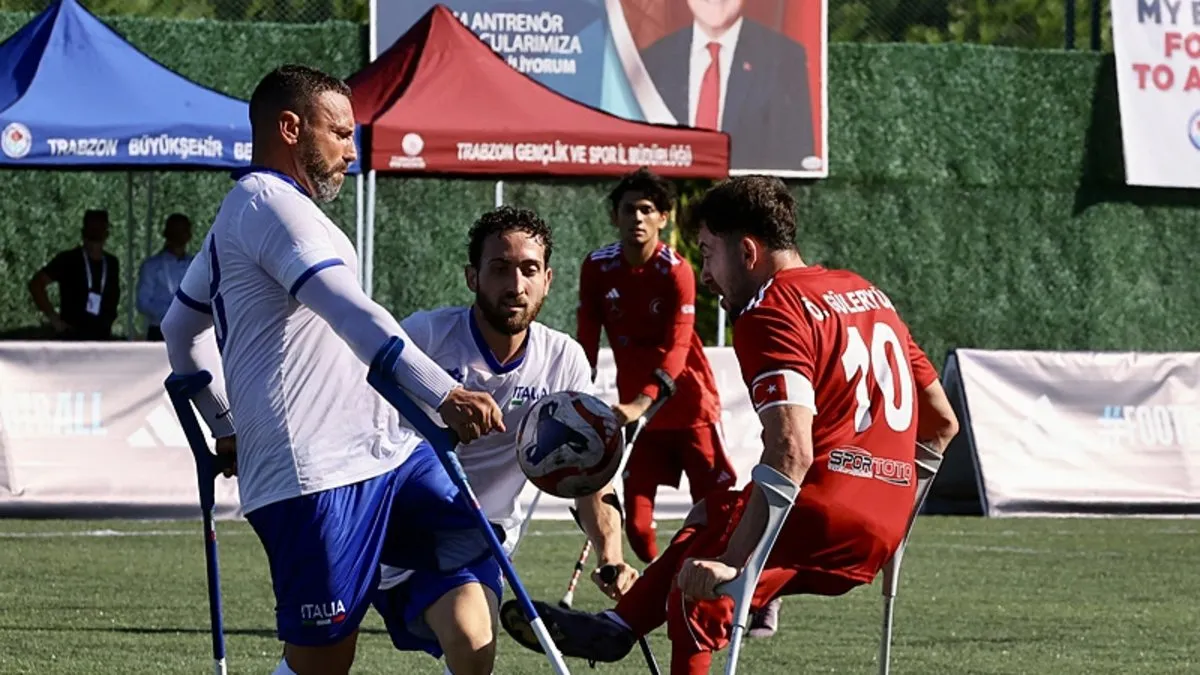 Ampute Futbol Milli Takımı, İtalya’yı 5-0 mağlup etti