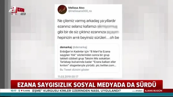 Sosyal medyada ezanla ilgili tepki çeken çirkin paylaşımlar! İstanbul Taksim'deki ezanı ıslıklı protesto sosyal medyaya taştı...