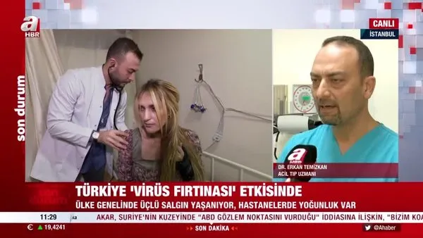 Türkiye'de virüs fırtınası! Hastanelerde 'üçlü salgın' yoğunluğu... Üçlü salgın nedir, nasıl korunacağız? | Video