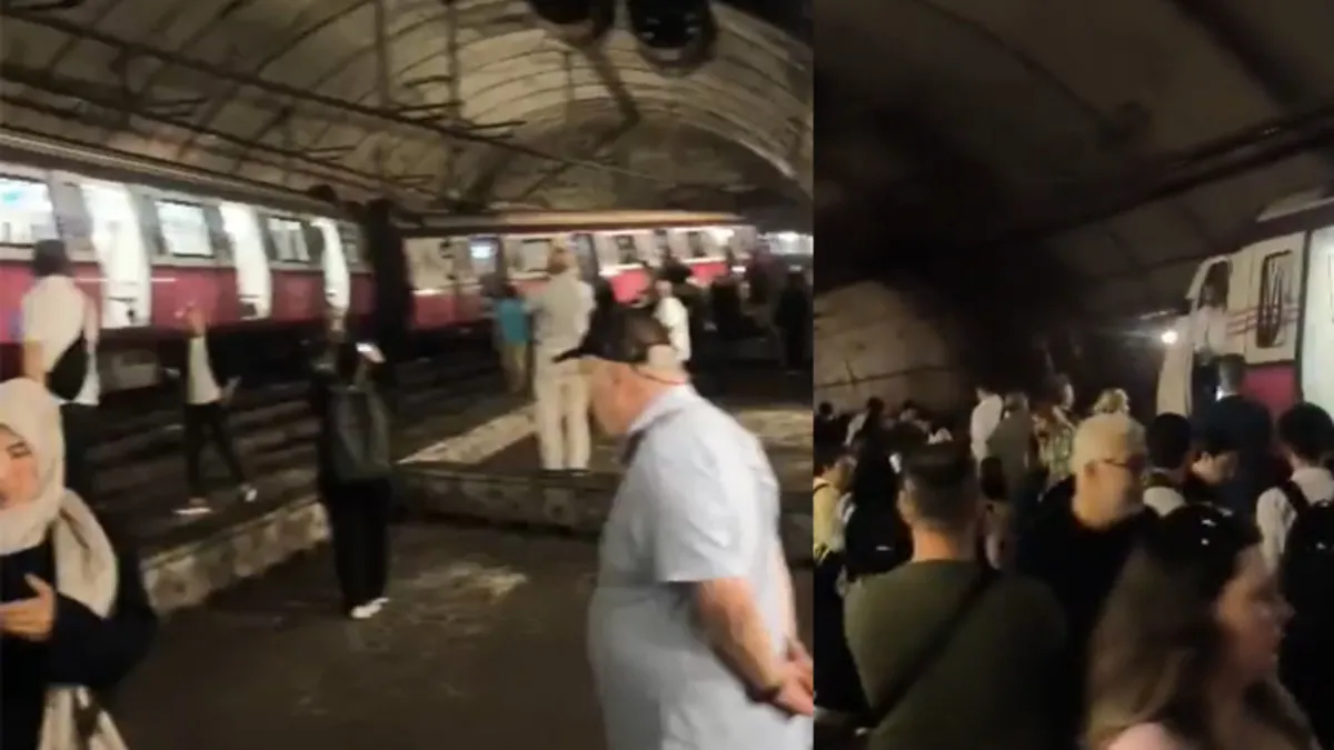 M4 Metro Hattı'nda raydan çıkan metro treni
