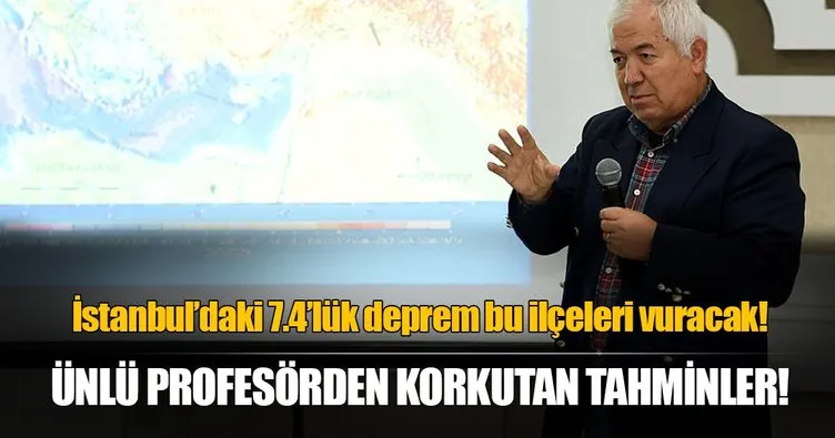 Profesörden Marmara için korkutan deprem tahminleri!