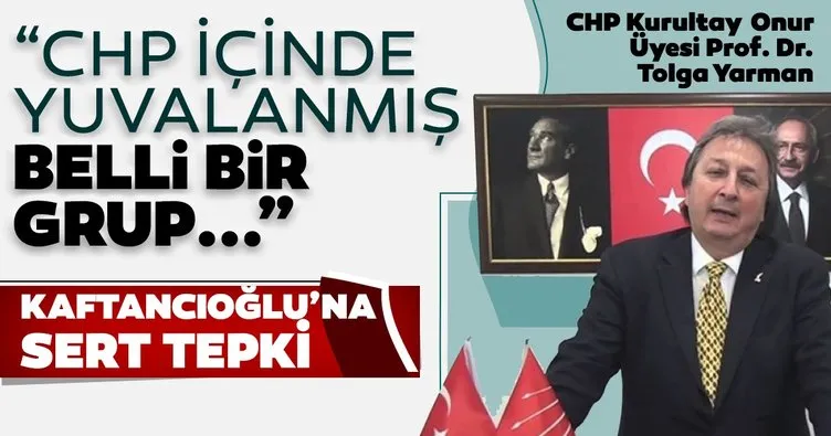 CHP Kurultay Onur Üyesi Prof. Dr. Tolga Yarman’dan CHP İstanbul İl Başkanı Canan Kaftancıoğlu’na tepki