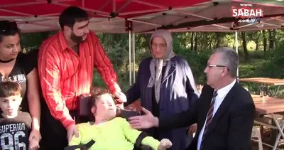 Şahan Gökbakar, engelli hayranıyla film setinde buluştu