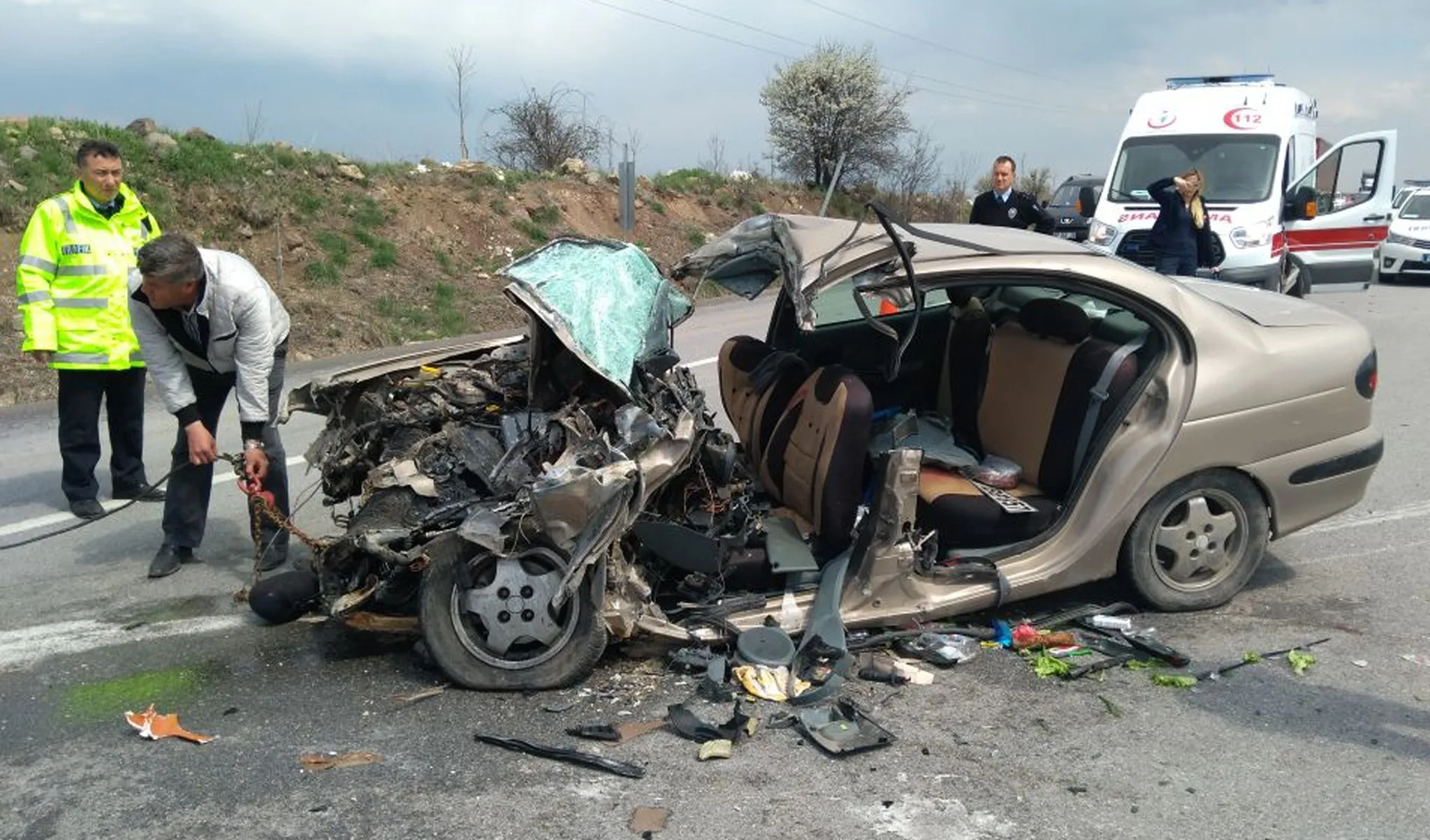 eskisehir de feci kaza 2 olu fotohaber yasam