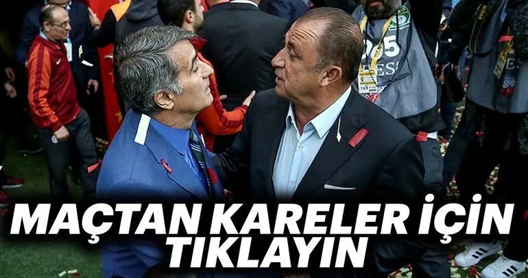 Galatasaray - Beşiktaş maçından kareler