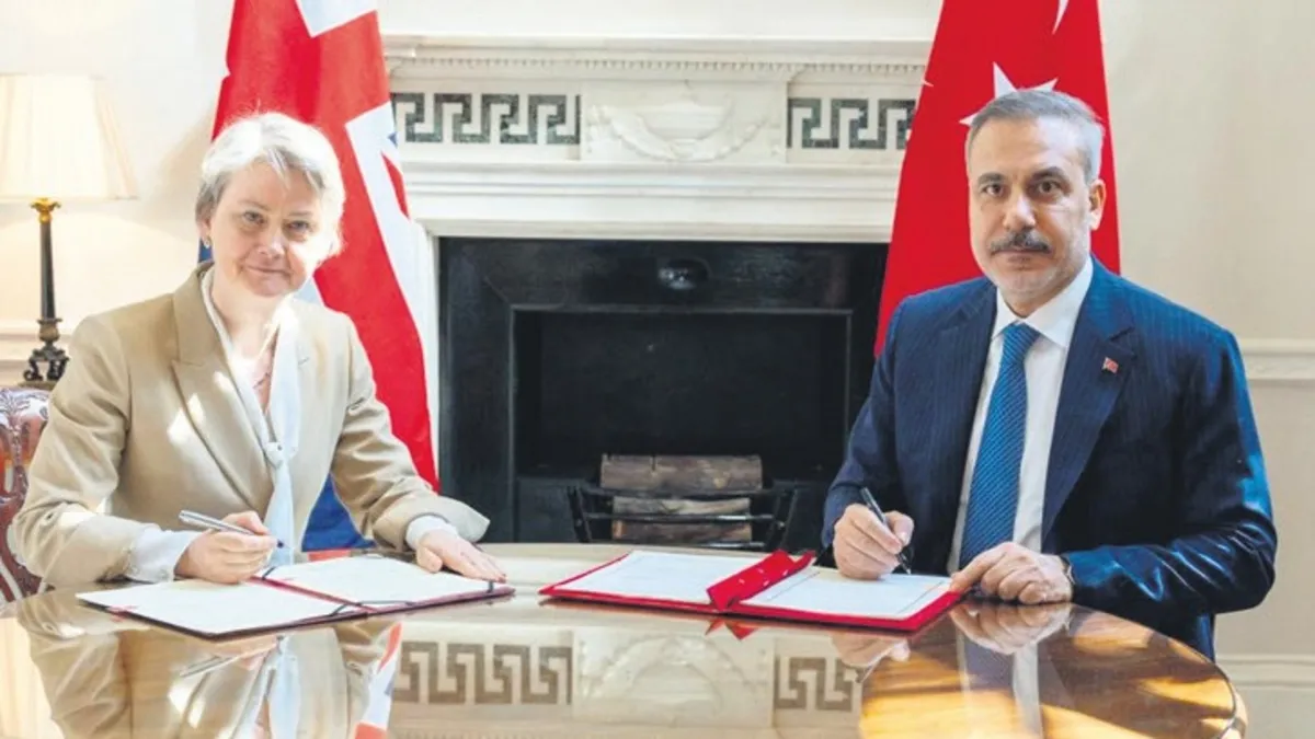 Türkiye ile İngiltere arasında tarihi imza