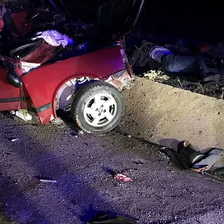 Malatya'da feci kaza! Otomobil TIR'a çarptı: 1 ölü, 1 ağır yaralı