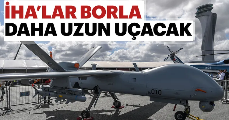 İHA’lar borla daha uzun uçacak