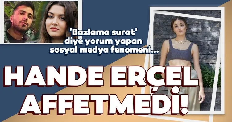Hande Erçel ’Bazlama surat’ diye yorum yapan sosyal medya fenomeni Lütfü Alp Kılınç’a açtığı hukuk savaşına devam ediyor!