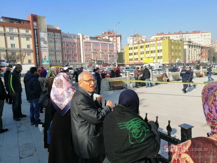 Konya’da şoke eden ölüm! Hastane bahçesindeki bankta ölü bulundu