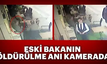 Eski Bakan Ercan Vuralhan’ın öldürülme anı kamerada