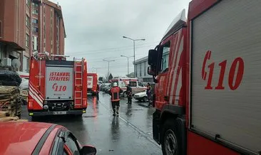 Başakşehir’de Sanayi Sitesi’nde yangın