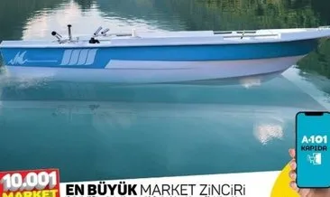 A101 aktüel ürünler kataloğu yayınlandı | 27.999 TL’ye tekne satışı A101 mağazalarında olacak!