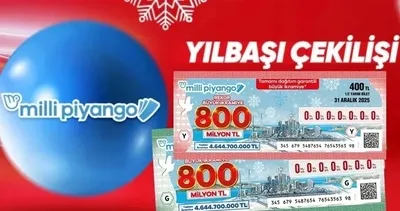 Milli Piyango büyük ikramiye kazananı! Milli Piyango Yılbaşı çekilişi 800 milyon TL nereye çıktı, hangi ile?