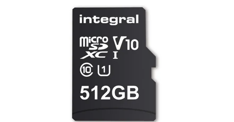 Dünyanın ilk 512 GB microSD kartı piyasaya çıkıyor