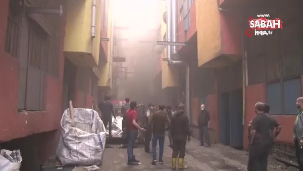 SON DAKİKA: İstanbul Bayrampaşa'da fabrika yangını | Video