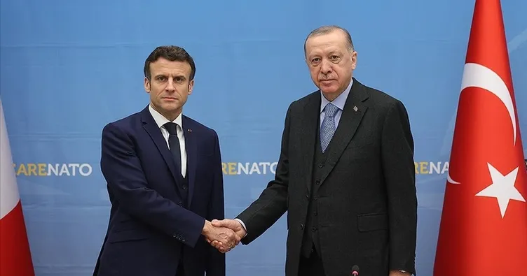 Başkan Erdoğan Macron ile görüştü