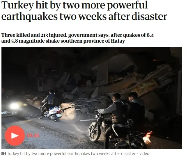 Ajanslar acil koduyla geçti! Hatay'daki deprem anı dünya manşetlerinde: Bir noktaya dikkat çektiler