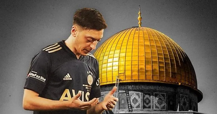 Fenerbahçeli Mesut Özil’den Filistin’e destek mesajı