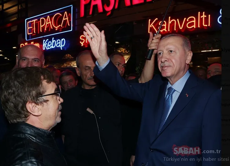 Başkan Erdoğan’dan Çengelköy’de sürpriz ziyaret: Vatandaşlarla sohbet etti!