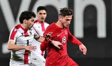 Ümit Milli Takım, Gürcistan’ı 2 golle geçti! Semih Kılıçsoy’a büyük destek