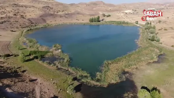 Aygır Gölü efsanesi gibi güzelliğiyle de dikkat çekiyor | Video
