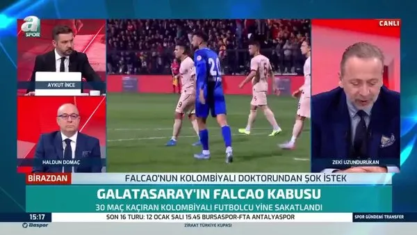 Son dakika: Galatasaray'ın Kolombiyalı yıldızı Radamel Falcao futbolu bırakıyor mu? Zeki Uzundurukan canlı yayında açıkladı